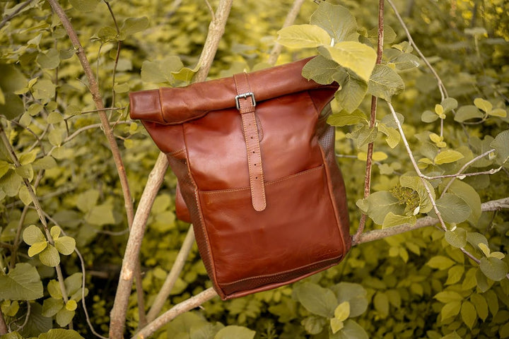 Gusti Gepäckträgertasche Leder - Miquel I. für Gepäckträger Fahrradtasche Hinterradtasche Fahrrad Ta