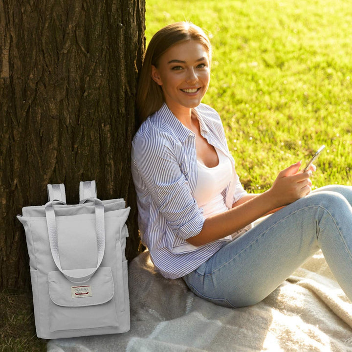 FANDARE Unisex Rucksack Casual Schultertasche mit USB Ladeanschluss Gepäckband Schultasche Daypack f