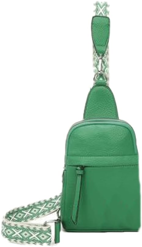 stylx Sling Bag Brusttasche, Crossbody Umhängetasche Damen veganes Leder,Schultertasche Schulterruck