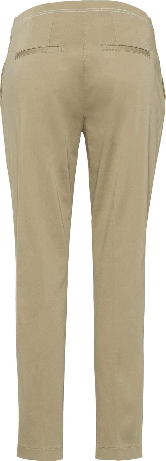 BRAX Damen Style Maron verkürzte Form sportlich-Elegante City Hose, Vintage Khaki