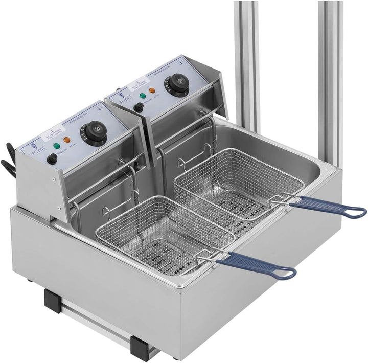 Royal Catering RC-CMM285 Churro Maschine 3 L 2 x 2500 W Churro Presse Churro Maker Teigpresse