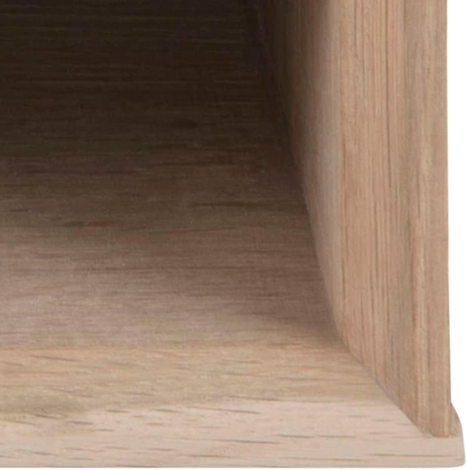 AC Design Furniture Lena Nachttisch aus Holz für Wandmontage, Beistelltisch mit 1 Schublade, Wandreg