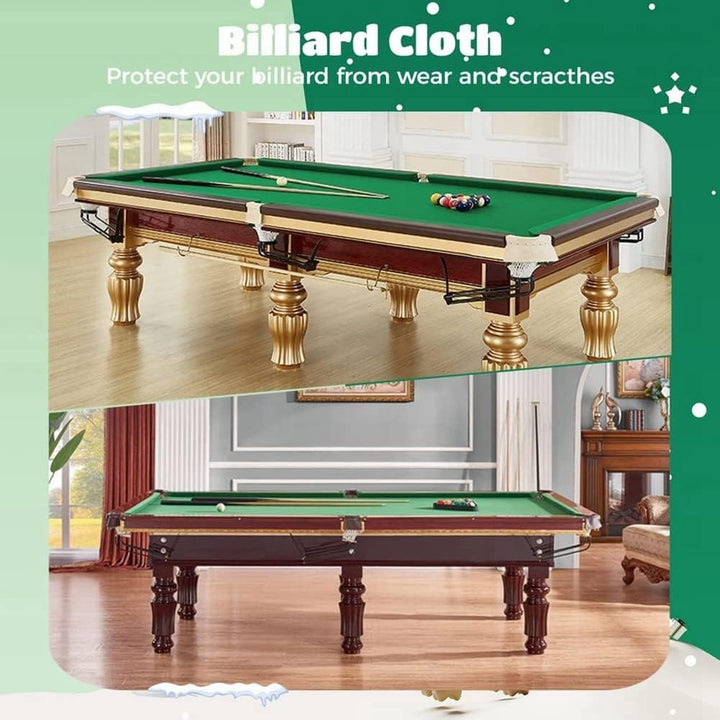 Billardtuch, 8Ft Billardtisch Filztuch Billardschutz für 8-Fuss-Billardtische, Billardschutz mit 6 S