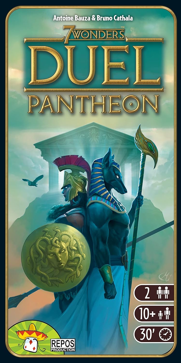 Asmodee | Repos Production | 7 Wonders Duel – Pantheon | Erweiterung | Kennerspiel | Strategiespiel