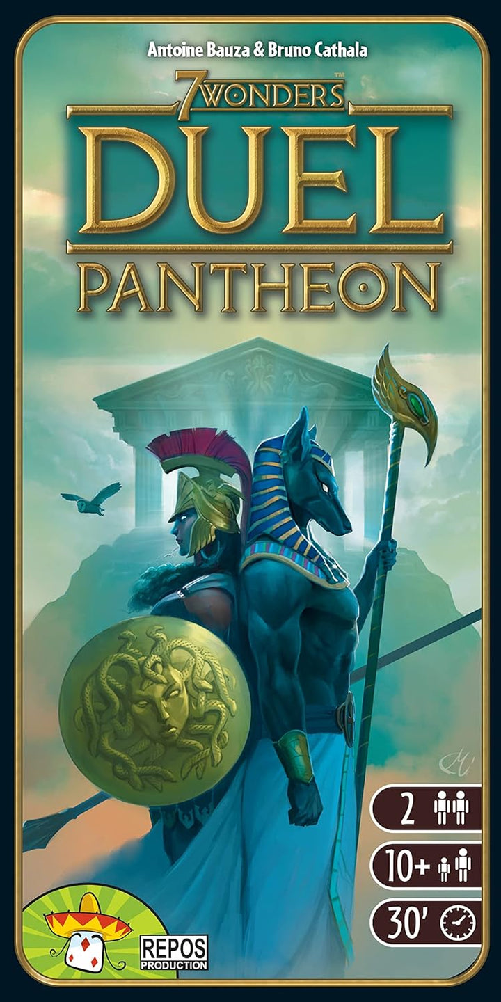 Asmodee | Repos Production | 7 Wonders Duel – Pantheon | Erweiterung | Kennerspiel | Strategiespiel