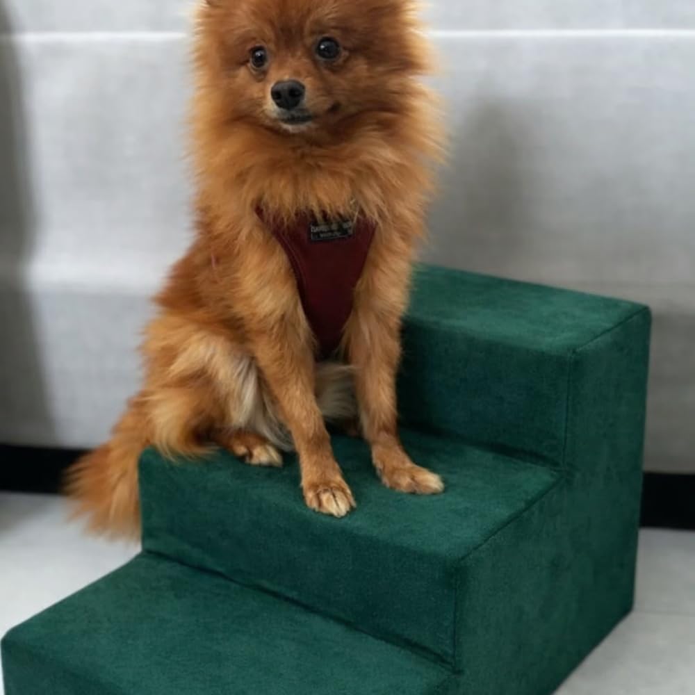 Sofatreppe für Hunde und Katzen – Hundetreppe für Bett & Sofa – 3- oder 4-stufig, rutschfest & wasch