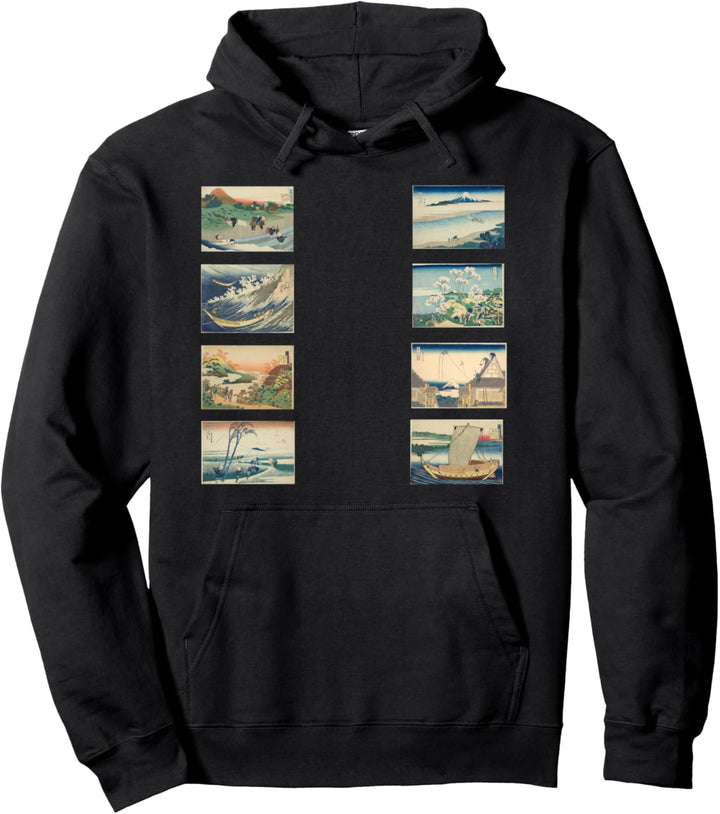 Hokusai Berühmte Klassische Japanische Kunst Stilvolles Pullover Hoodie