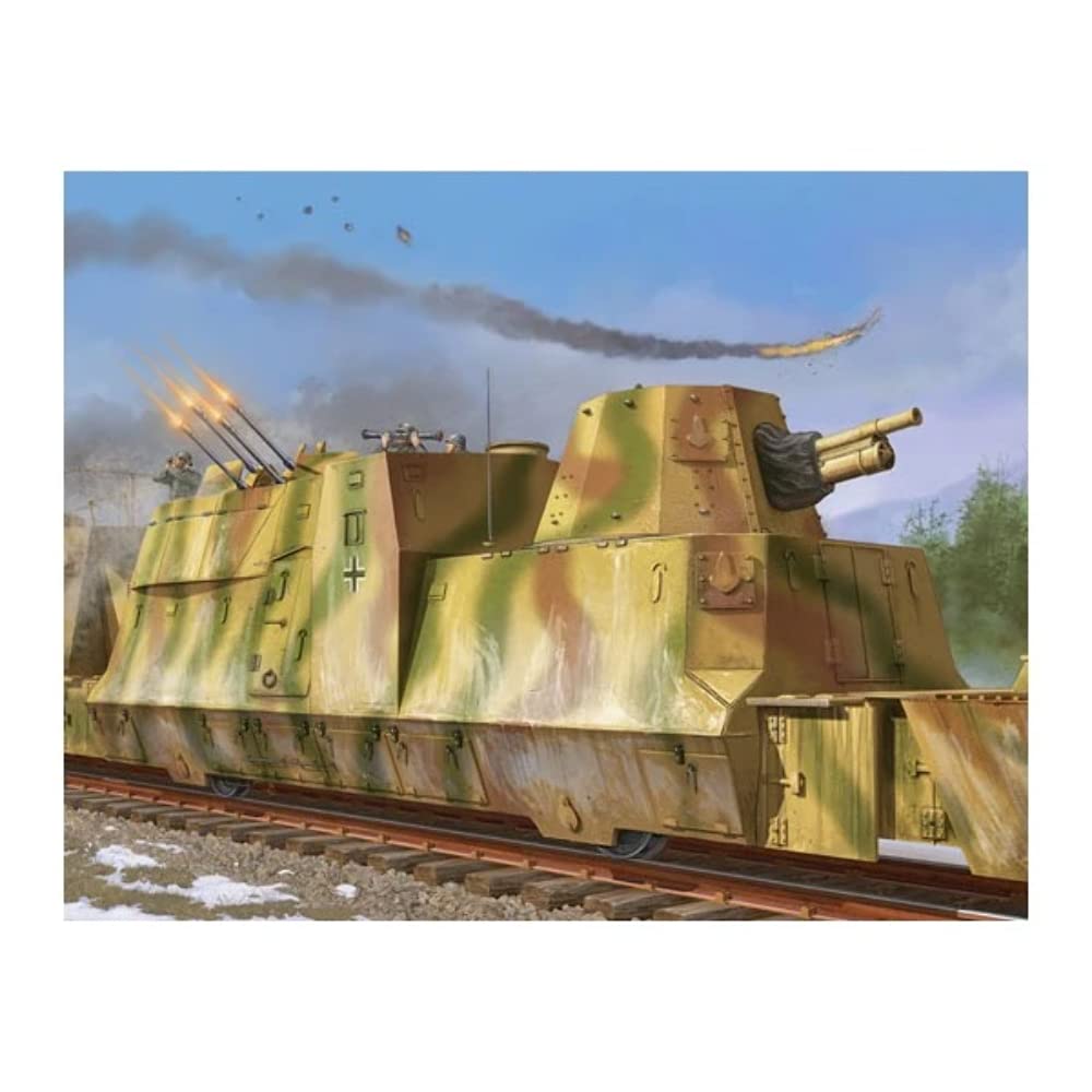 Trumpeter TRU01511 1511 Modellbausatz Kanonen und Flakwagen