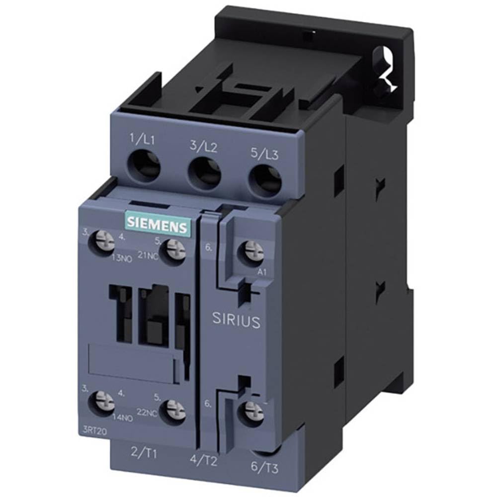 Siemens 3RT2025–1 AP00 Schütze, 3, 7,5 kW / 400 V, 1 NO + 1NC, AC 230 V 50 HZ, 3-Stangen, SZ S0 Schr