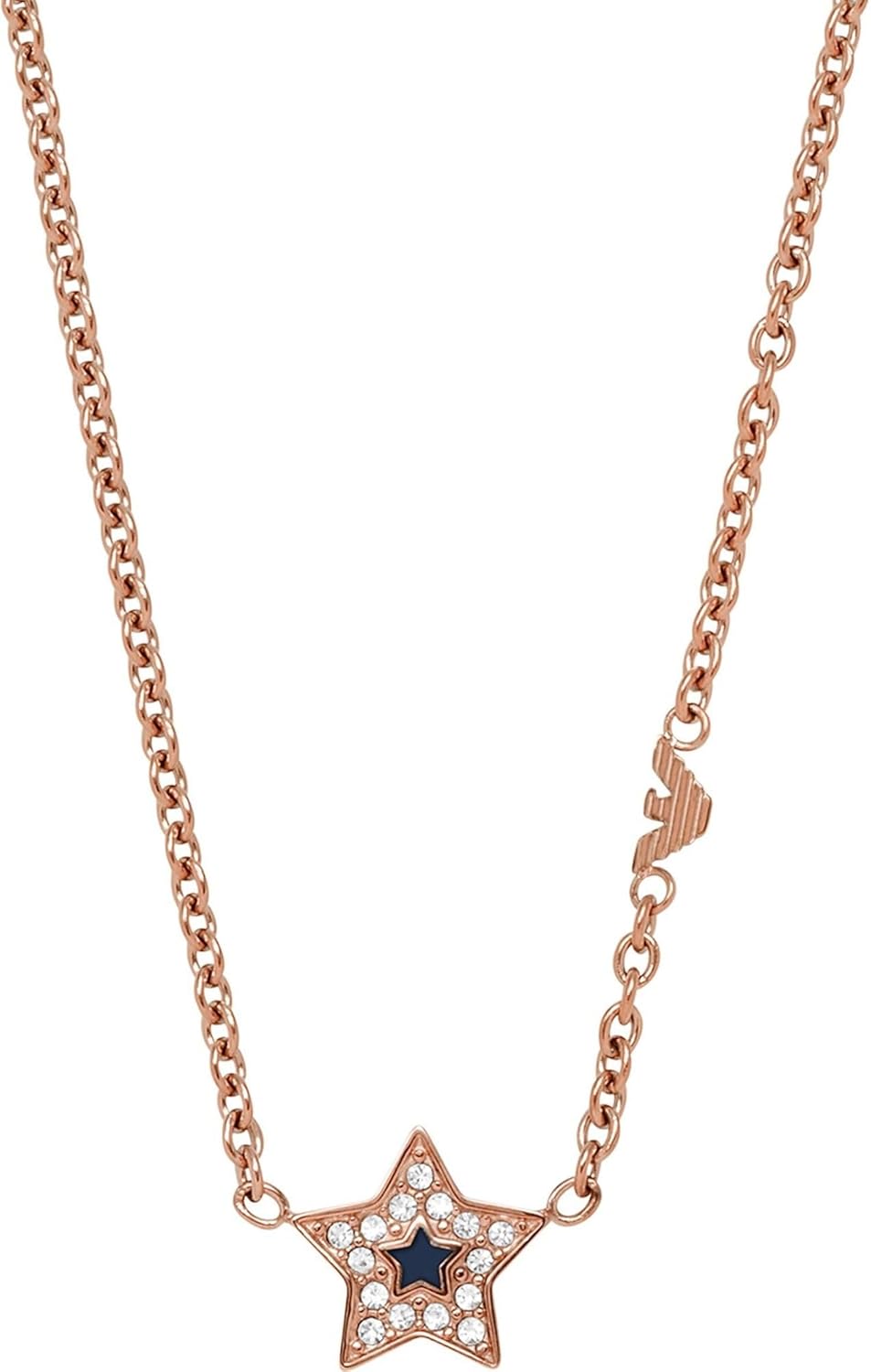 Emporio Armani Halskette Für Frauen Sentimental, Gesamtlänge:400+70mm Verstellbare Kette Grösse Des