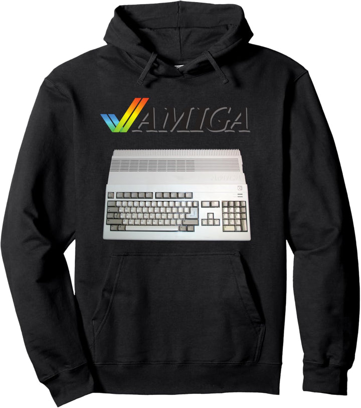 Vintage Retro Computer Amiga 80er Jahre Nerd Pullover Hoodie