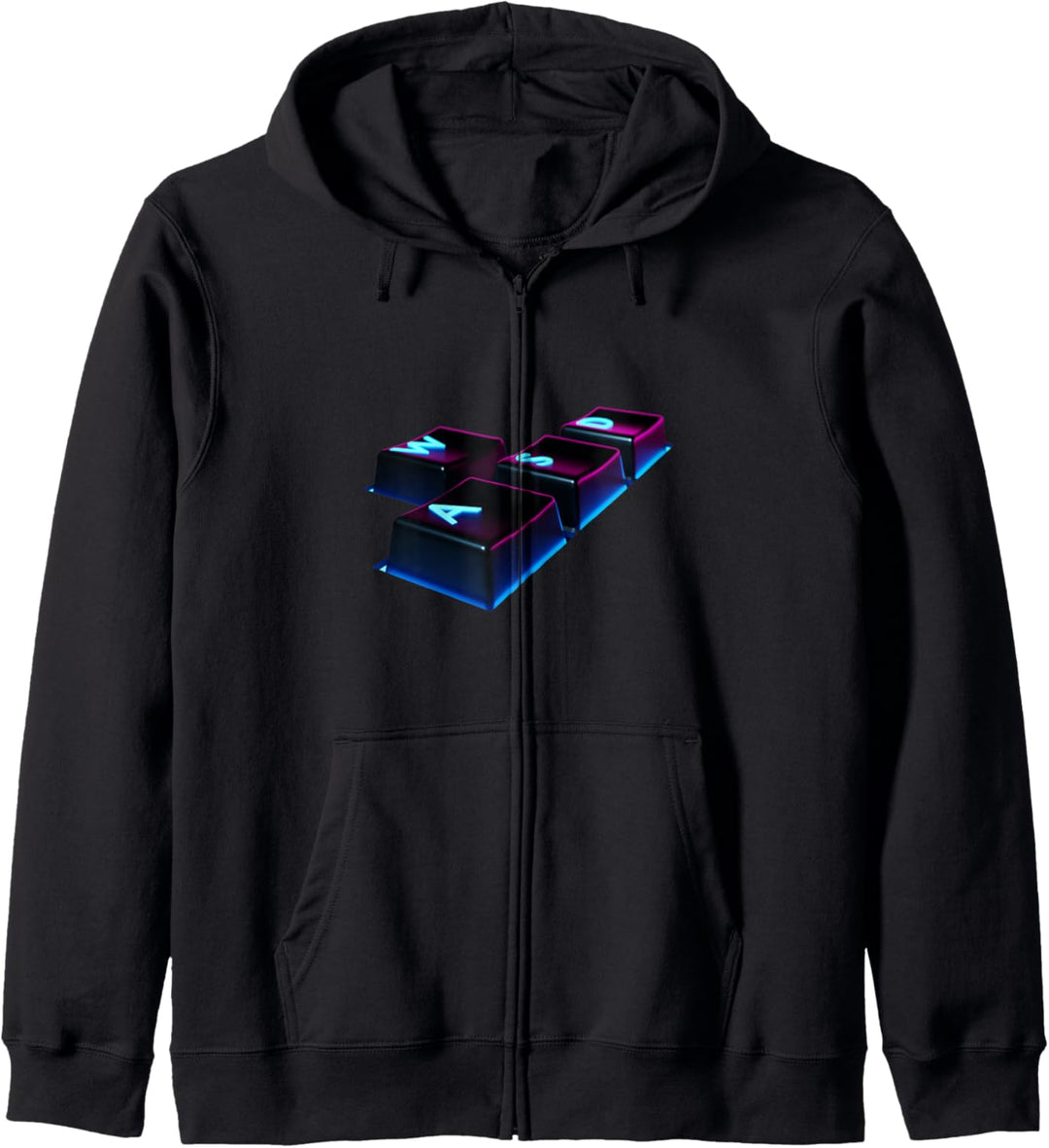 WASD Gaming Gamer PC Tastatur Gamer WASD Kapuzenjacke