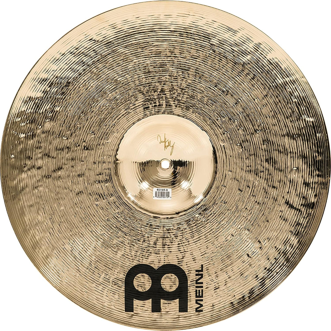 Meinl Cymbals Byzance Brillant Derek Roddy Serpents Ride 21 Zoll (Video) Schlagzeug Becken (53,34cm)