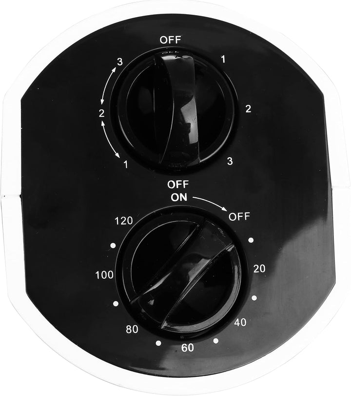 Emerio Turmventilator mit Timer 3 Geschwindigkeitsstufen nachhaltige 35 Watt Leistung zuschaltbare S