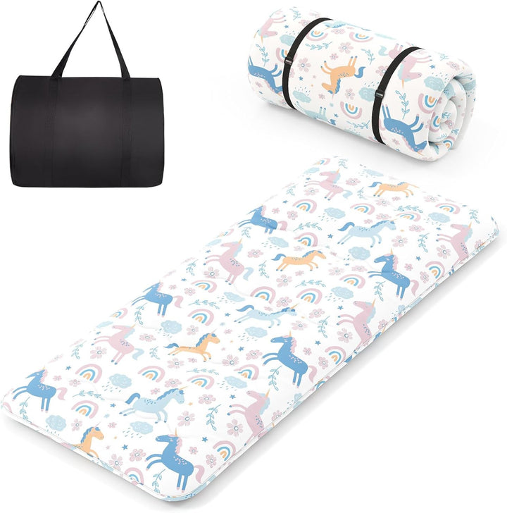 COSTWAY Japanische Futon Matratze, Tatami-Matte, Bodenmatratze, Klappmatratze mit waschbarem Bezug,