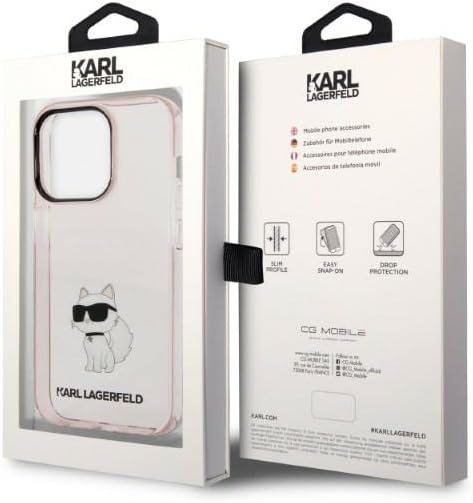 KARL LAGERFELD KLHCP14XHNCHTCP Hülle für iPhone 14 Pro Max 6,7" rosa hardcase Ik