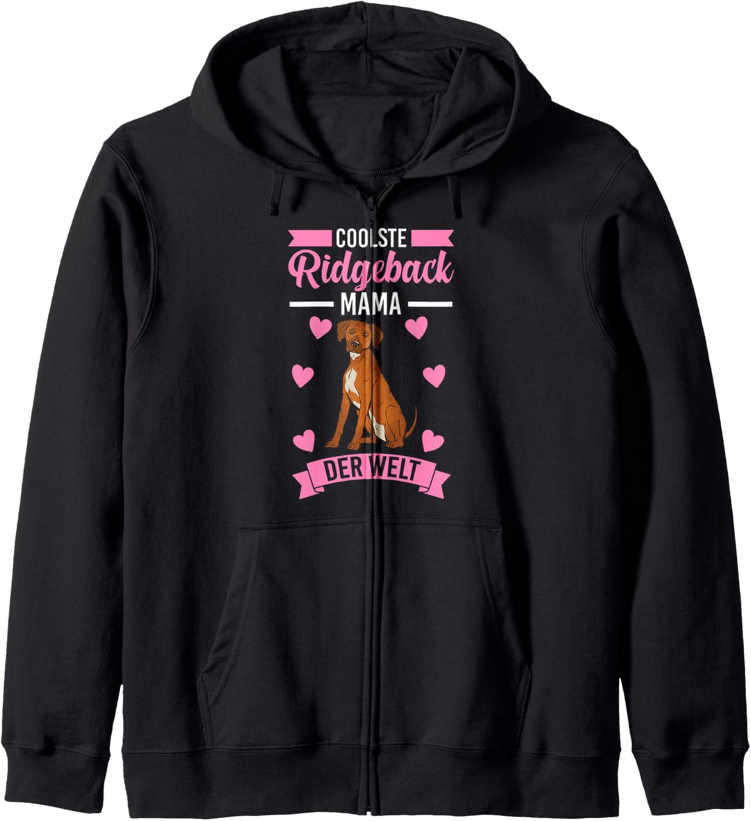 Rhodesian Ridgeback Mama Kapuzenjacke
