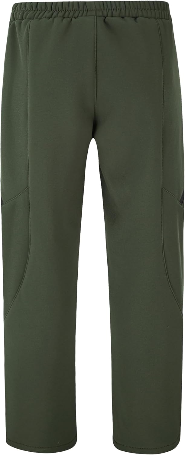 CAMLAKEE Trekkinghose Kinder Thermohose Jungen Wanderhose Mädchen Hose Gefüttert, Armee