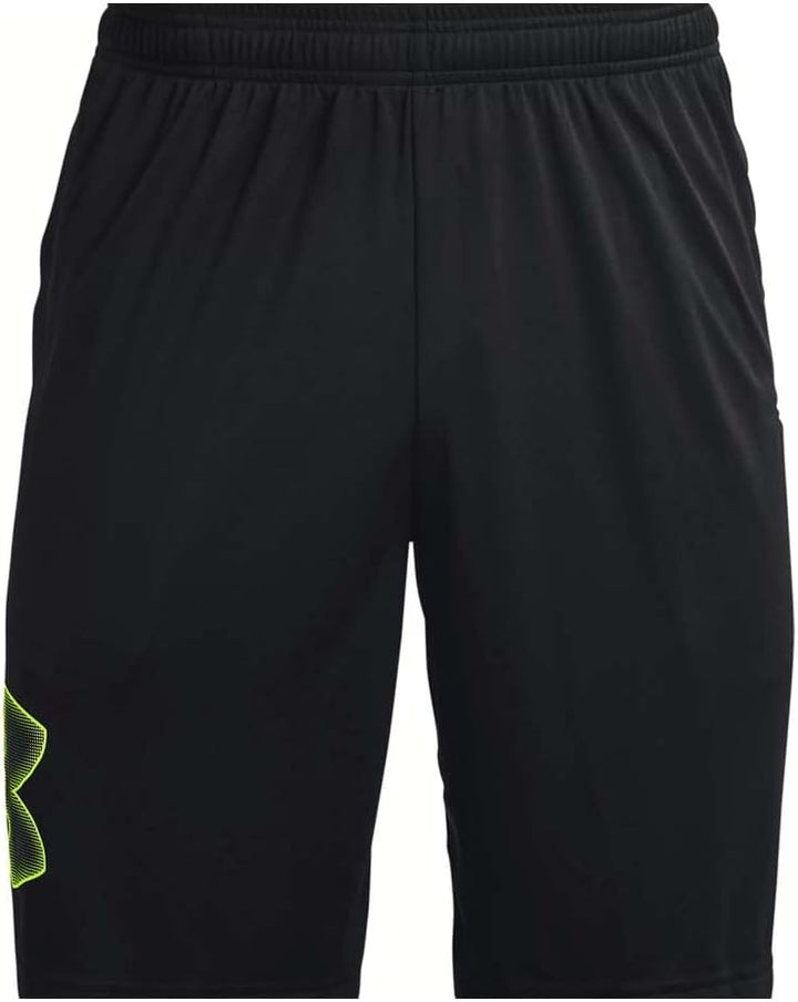 Under Armour Herren Kurz Tech Graphic Shorts S Schwarz (008)/High-vis-gelb, S Schwarz (008)/High-vis