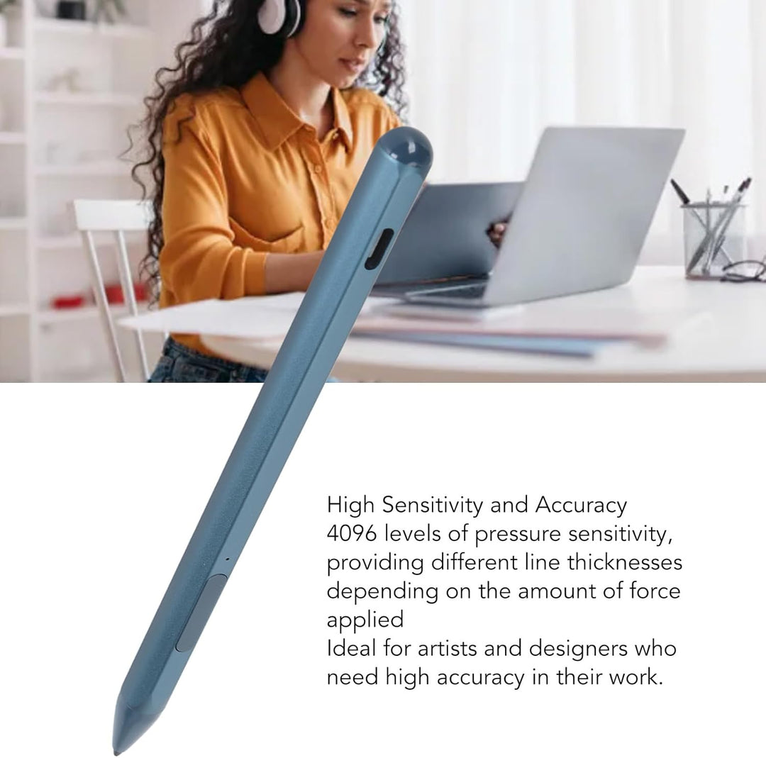 Laptop-Eingabestift, Wiederaufladbarer MPP 2.0 Tilt Active Pen mit 4096 Druckempfindlichkeit, 3 Ersa