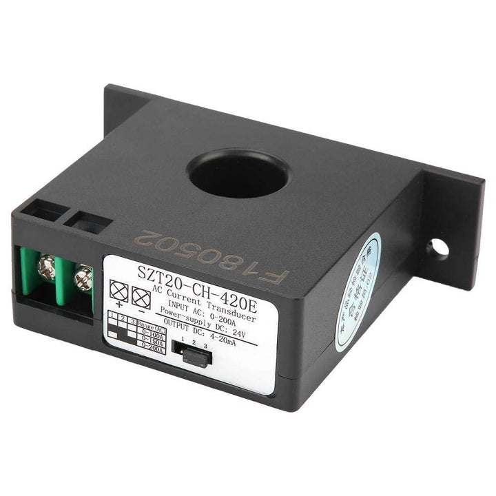Stromwandler SZT20-CH-420E, Messstrom AC 0-10A/20A/50A, 0-100A/150A/200A, Ausgangssignal mit drei Fo