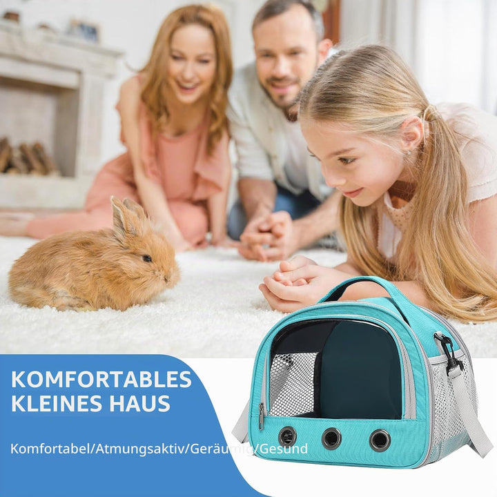 30 * 27 * 21cm Transportbox Katze, Meerschweinchen-Tragetasche, Katzen Tragetasche, mit Schultergurt