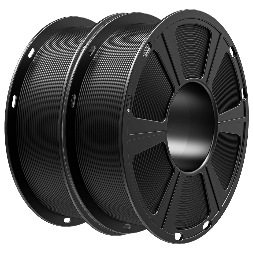 PLA Filament 1.75mm, GIANTARM 3D Drucker Filament PLA 2kg Spool (schwarz) 2kg 2KG-PLA-Schwarz, 2kg 2