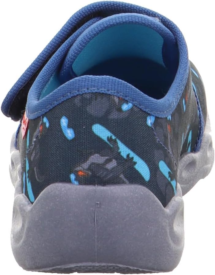 Superfit Jungen Bubble 1-006273 Hausschuhe 24 EU Weit Blau Mehrfarbig 8020, 24 EU Weit Blau Mehrfarb