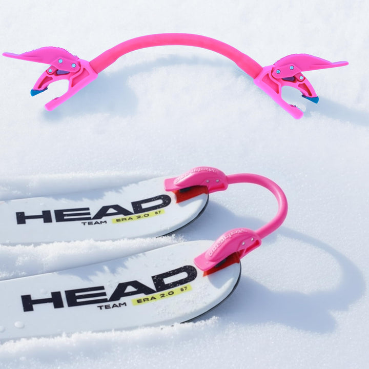 Launch Pad Wedgease Skispitzenverbinder – Lernen Sie Skifahren – lehrt Geschwindigkeitskontrolle, Ma