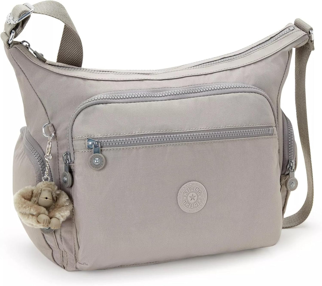 Kipling GABBIE Mittelgrosse Umhängetasche Grau/Crew Fleece, Grau/Crew Fleece