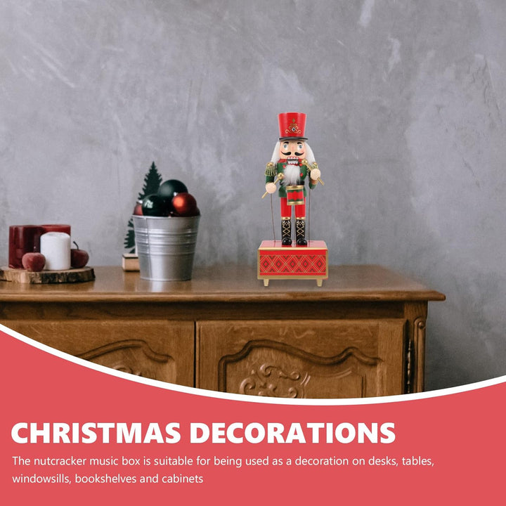 Cabilock 12-Zoll-Weihnachts-Nussknacker-Soldat Aus Holz Für Den Tisch Nussknacker-Ornament Weihnacht
