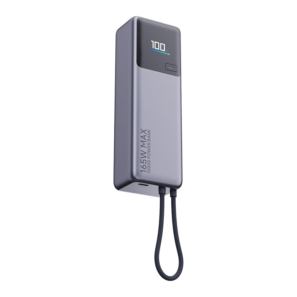Xiaomi 165W Power Bank 10000mAh, Super Schnellladung|3 USB-C Ports for Multi-Device Charging Power,