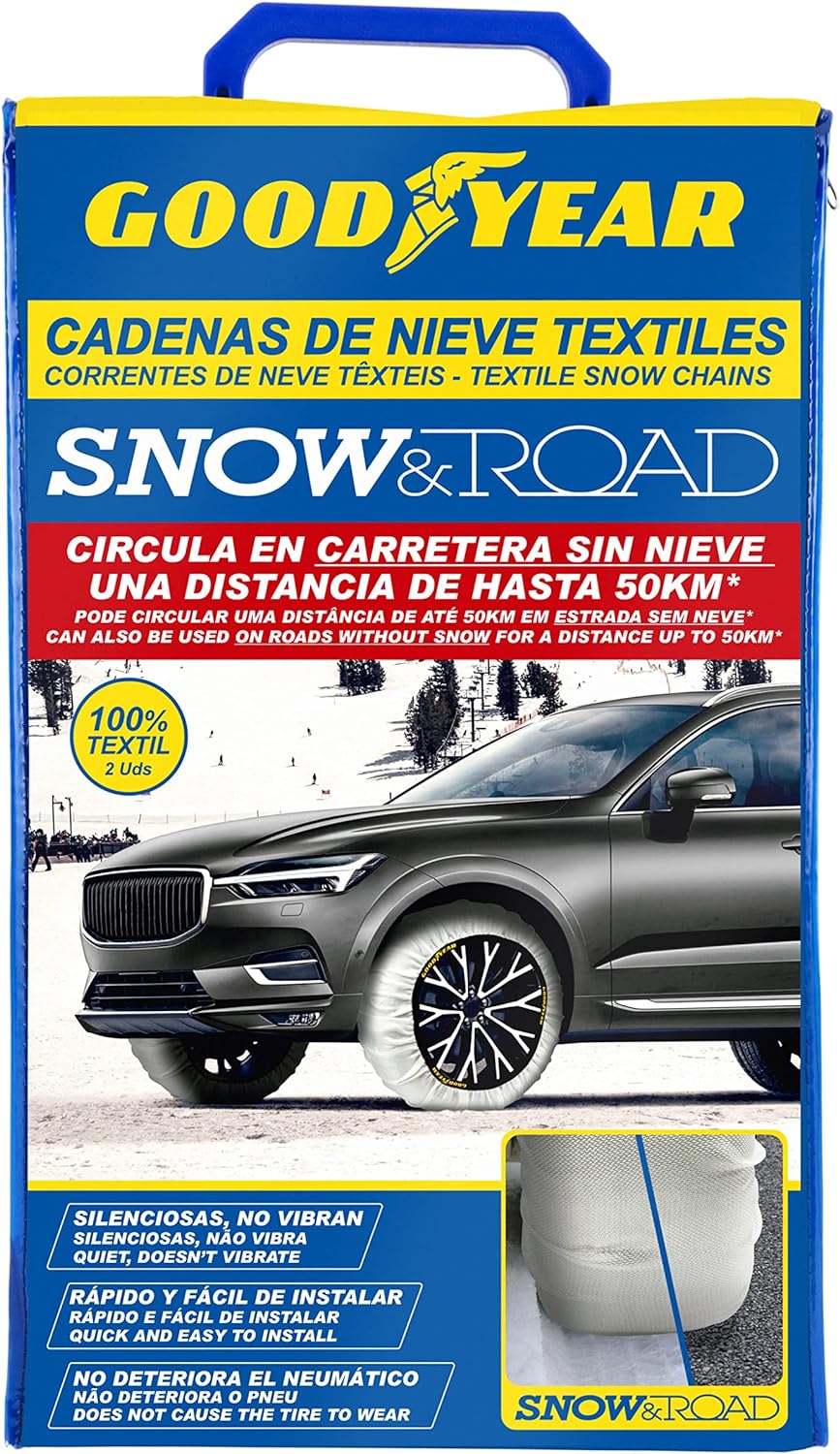 Goodyear Snow &amp; Road Grösse XXL 2er Set Textil Schneeketten für Autos SNOW &amp; ROAD GRÖSSE XXL, SNOW &amp;