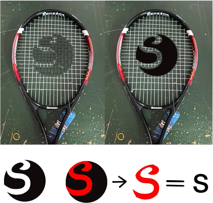 Senston Tennisschläger für Erwachsene 68,6 cm Tennisschläger – 2 Spieler Tennisschläger Set mit 3 Bä