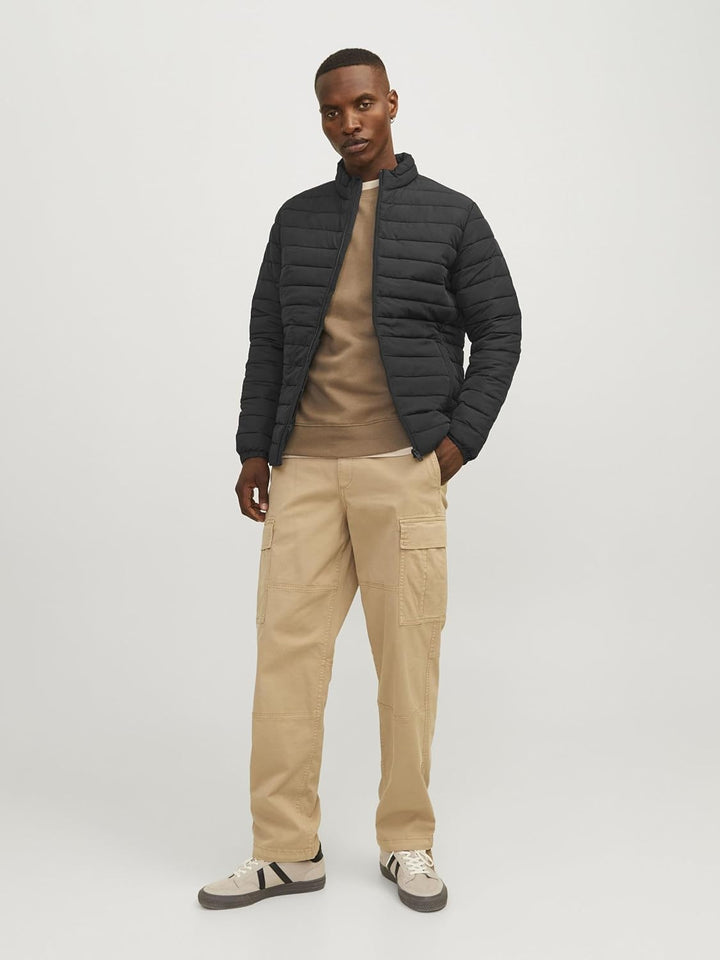 JACK & JONES Male Steppjacke Steppjacke S Schwarz, S Schwarz
