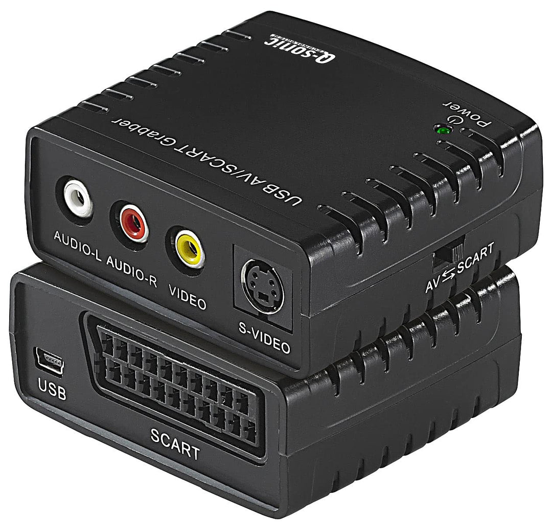 Q-Sonic VHS Digitalisierer: USB-Video-Grabber VG-310 zum Video-Digitalisieren (Video Converter, Vide