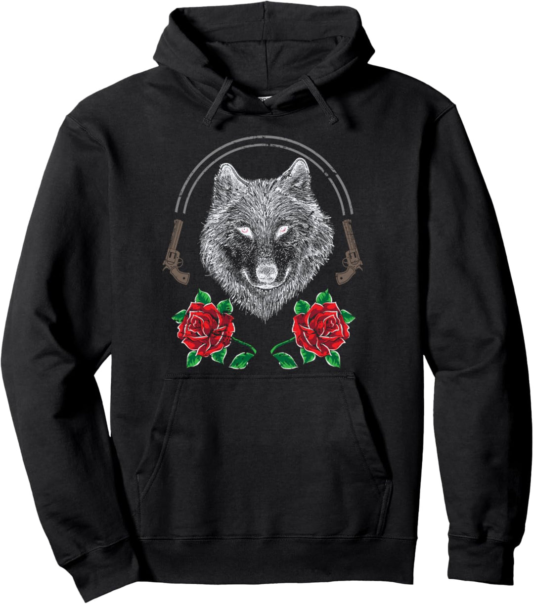 Wolf Jäger Schiessstand Schützenfest Pullover Hoodie