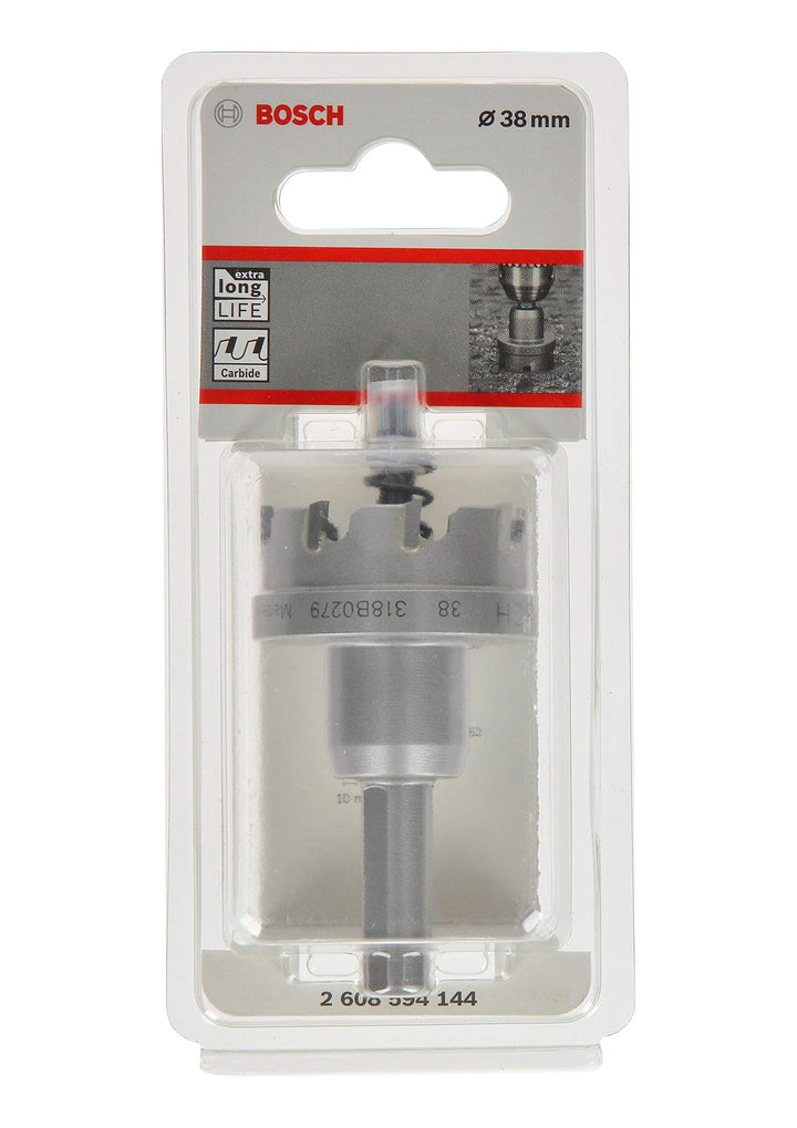 Bosch Professional Carbide Lochsäge Precision for Sheet Metal (Edelstahl, Ø 38 mm, Zubehör Bohrmasch