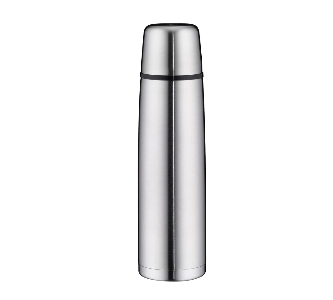alfi ISOTHERM PERFECT DV 1,0l, Isolierflasche aus Edelstahl mit Trinkbecher, absolut dicht mit Drehv