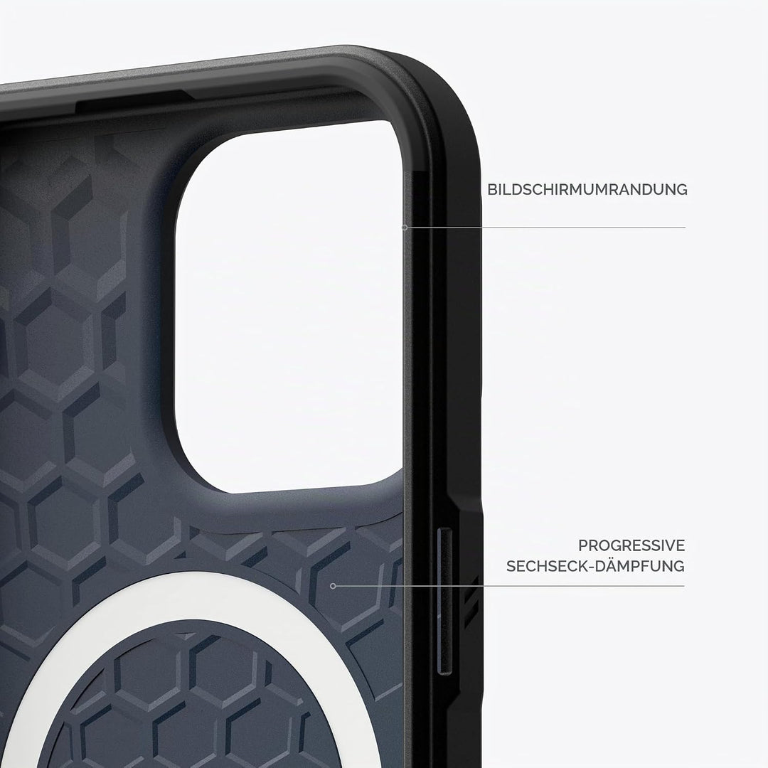 URBAN ARMOR GEAR Civilian Case kompatibel mit Apple iPhone 15 Pro Max Hülle [Wireless Charging/Magne