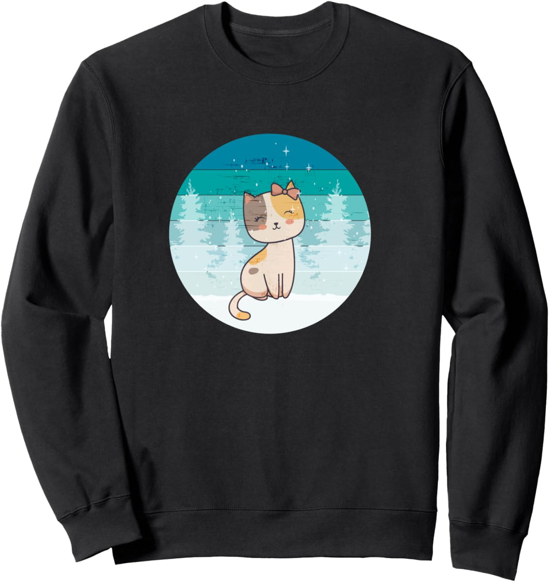 Katze Süsses Kätzchen Geschenk für Katzenmamas & Katzenmuttis Sweatshirt