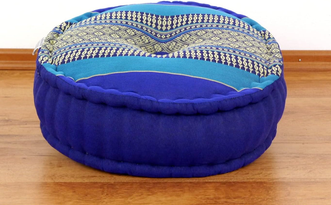 livasia Meditationsset L, Yogaset mit Kissen und Matte, Pouf, Yogamatte und Yogakissen mit Kapok han