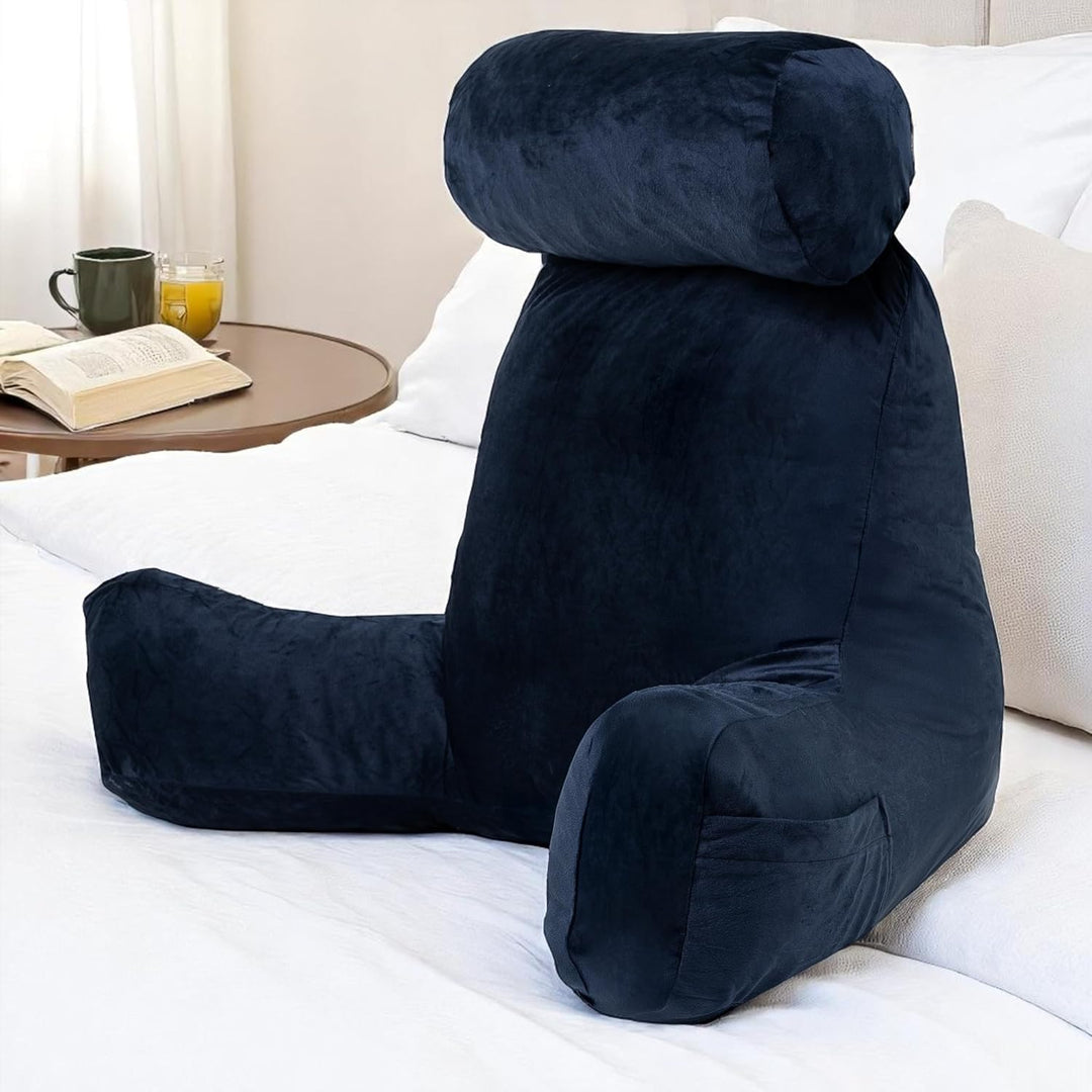 bananair – Lesekissen für Bett und Sofa aus Samt – Abnehmbare, Maschinenwaschbare Hülle – Weich & Ko