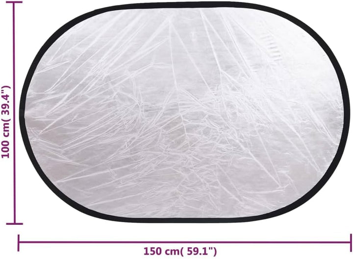 Fotostudio-Set mit Leuchten, Hintergrund, Reflektor, 5500 Kelvin Tageslichtlampen, verstellbarem Hin