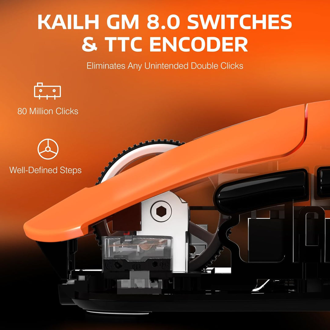 VGN GAMEPOWER x Attack Shark X3 Superlight Kabellose Gaming-Maus, 49g Ultraleicht Mouse, 26000DPI, P