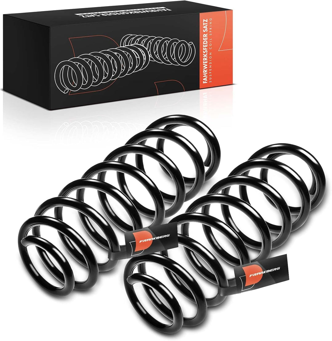 Frankberg 2x Federn Fahrwerksfeder Hinterachse Kompatibel mit PT Cruiser PT 1.6L 2.0L 2.2L 2.4L Komb