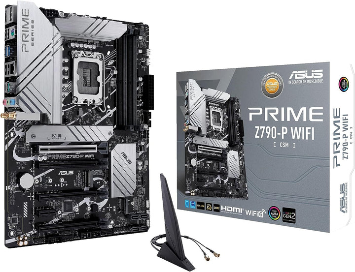 ASUS Prime Z790-P WIFI-CSM Mainboard Sockel Intel LGA 1700 (ATX, PCIe 5.0, DDR5, 3x M.2, WIFI 6, HDM