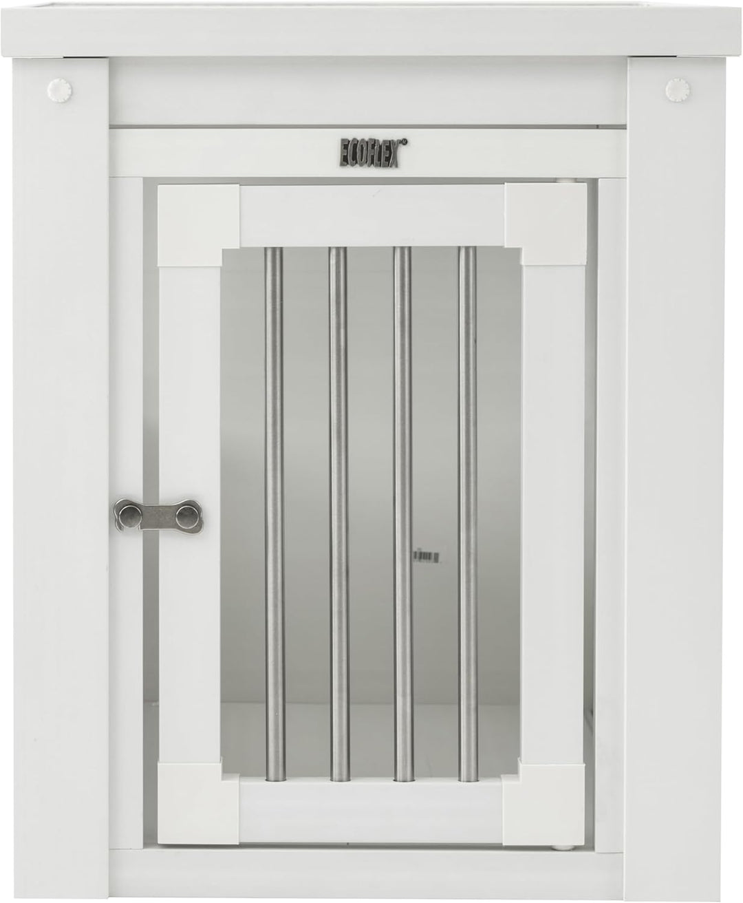 EcoFlex Haustier-Kiste/Ende Tisch Antique White L 47 x B 46 x H 56 cm, Antique White L 47 x B 46 x H