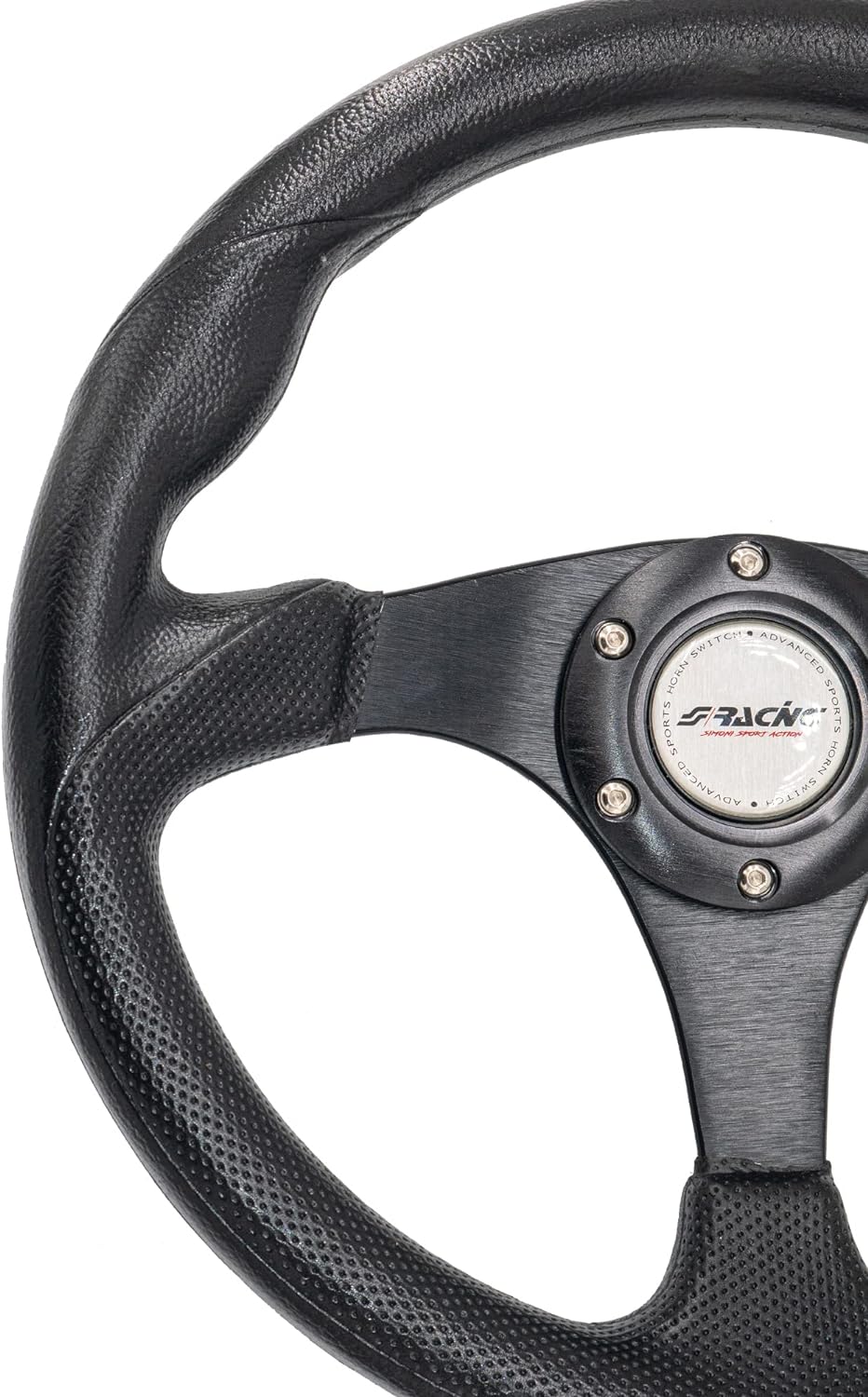 Simoni Racing BPU320N Barchetta Universal Steering Wheel, Schwarz