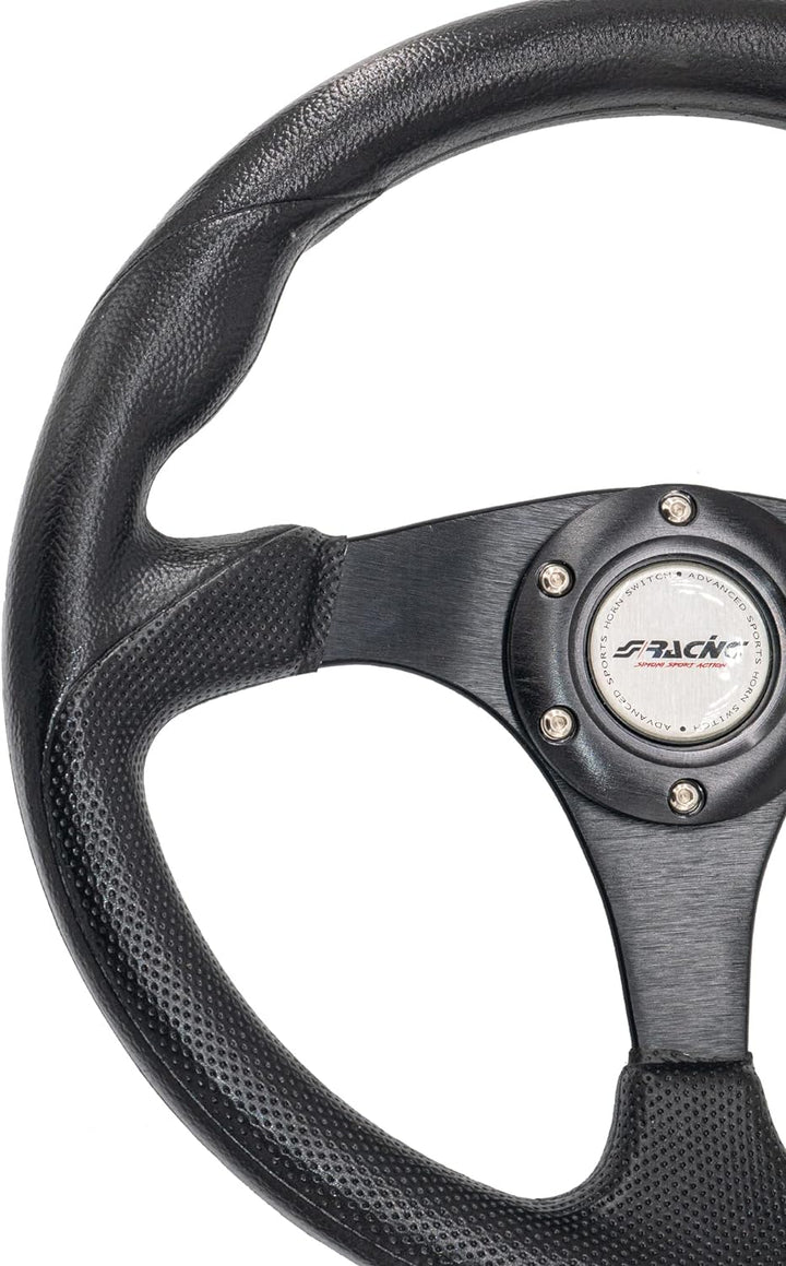 Simoni Racing BPU320N Barchetta Universal Steering Wheel, Schwarz